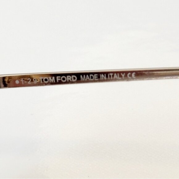 Tom Ford Round Sunglasses TF757 Cleo 28A Gold 59mm FT0757 - Picture 7 of 7